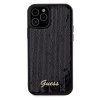 Guess GUHCP12MPSFDGSK iPhone 12/12 Pro 6.1 czarny/black hardcase Sequin Script Metal